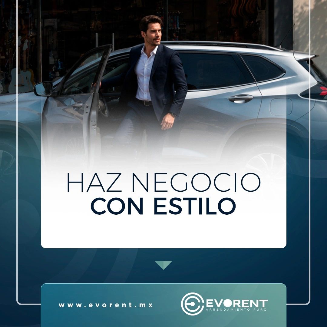 Hombre elegante saliendo de un auto con mensaje de negocios con estilo.