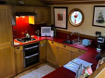 Rainbows End kitchen