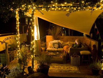 Rainbows end decking area 