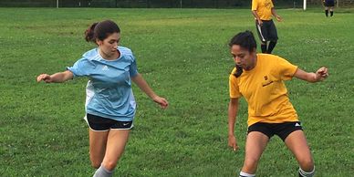 Guardians of Sport, Inc. close up photo of our very first 2019 Co-ed Summer Soccer League.