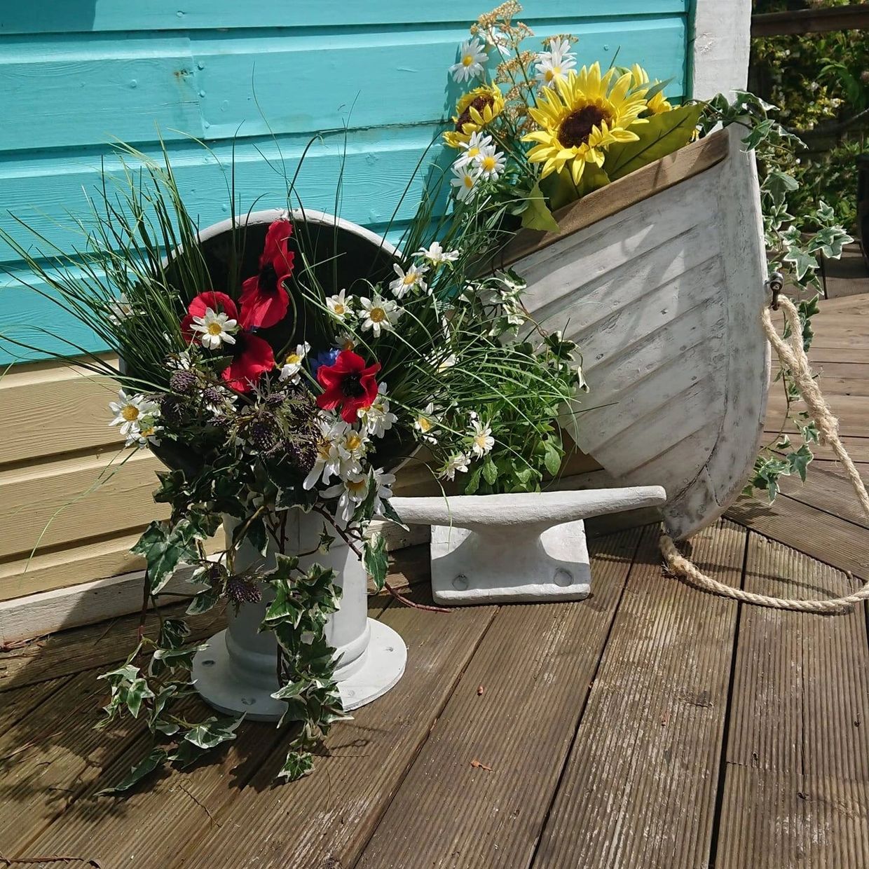 Boat Planter - The Old Mill Workshop