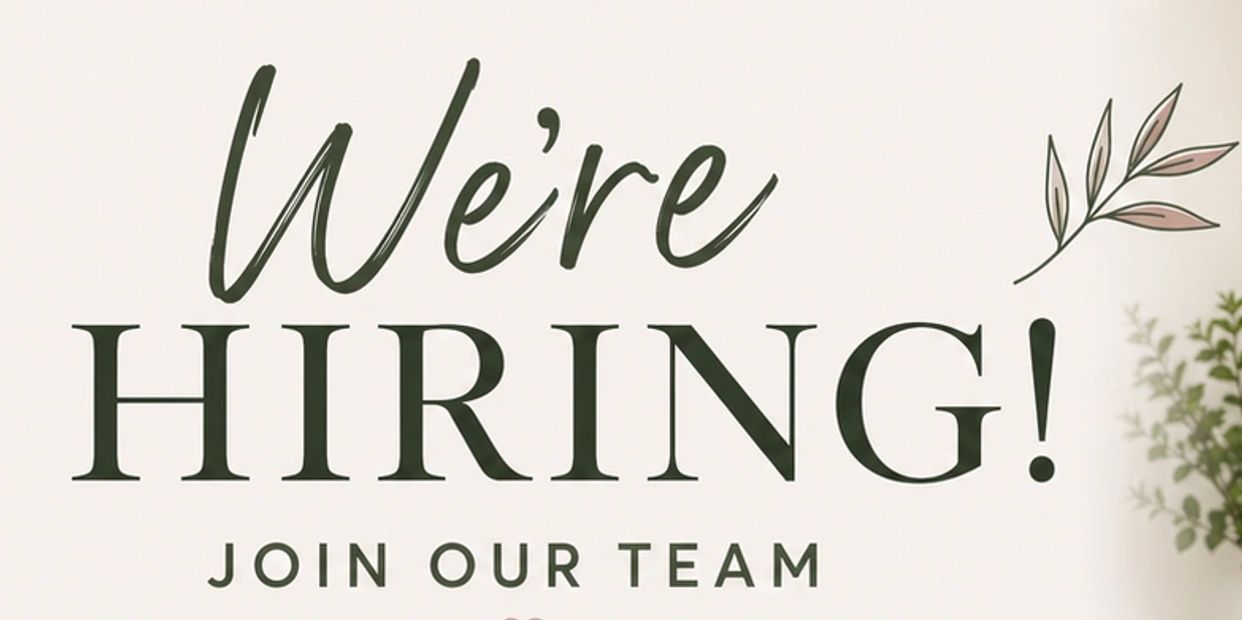 We're hiring! Join our team today.