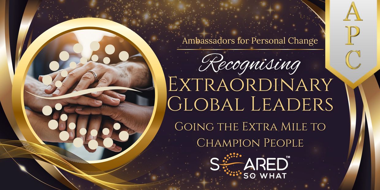 Recognising extraordinary global leaders championing personal change with unity and dedication.