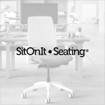 Ergonomic office chair in modern workspace.
