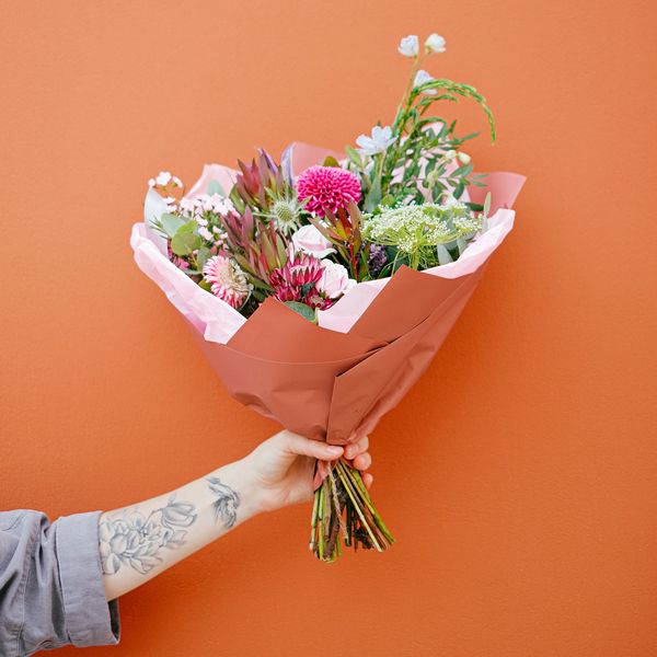 Bouquet of Flowers with Orange Background.
Photo by Anna Shvets on Unsplash