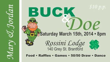 St Pats Buck and doe