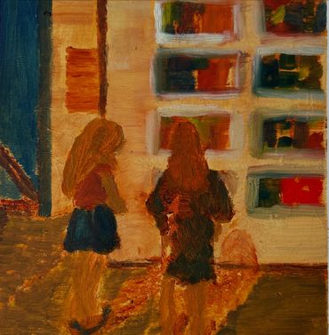 Two Woman in Palm Springs Art Museum, 2024
Oil on Canvas