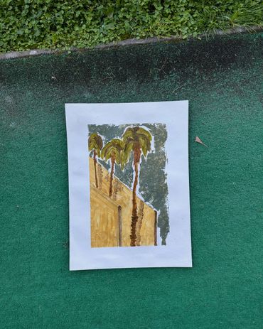 Casa Canyon Trees, 2024
oil on paper