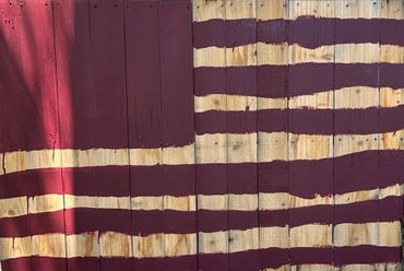 American Dream, 2024
Paint on Shipping Pallet 
