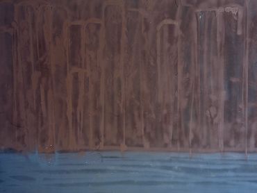 The Fence, 2025
Spray paint on canvas