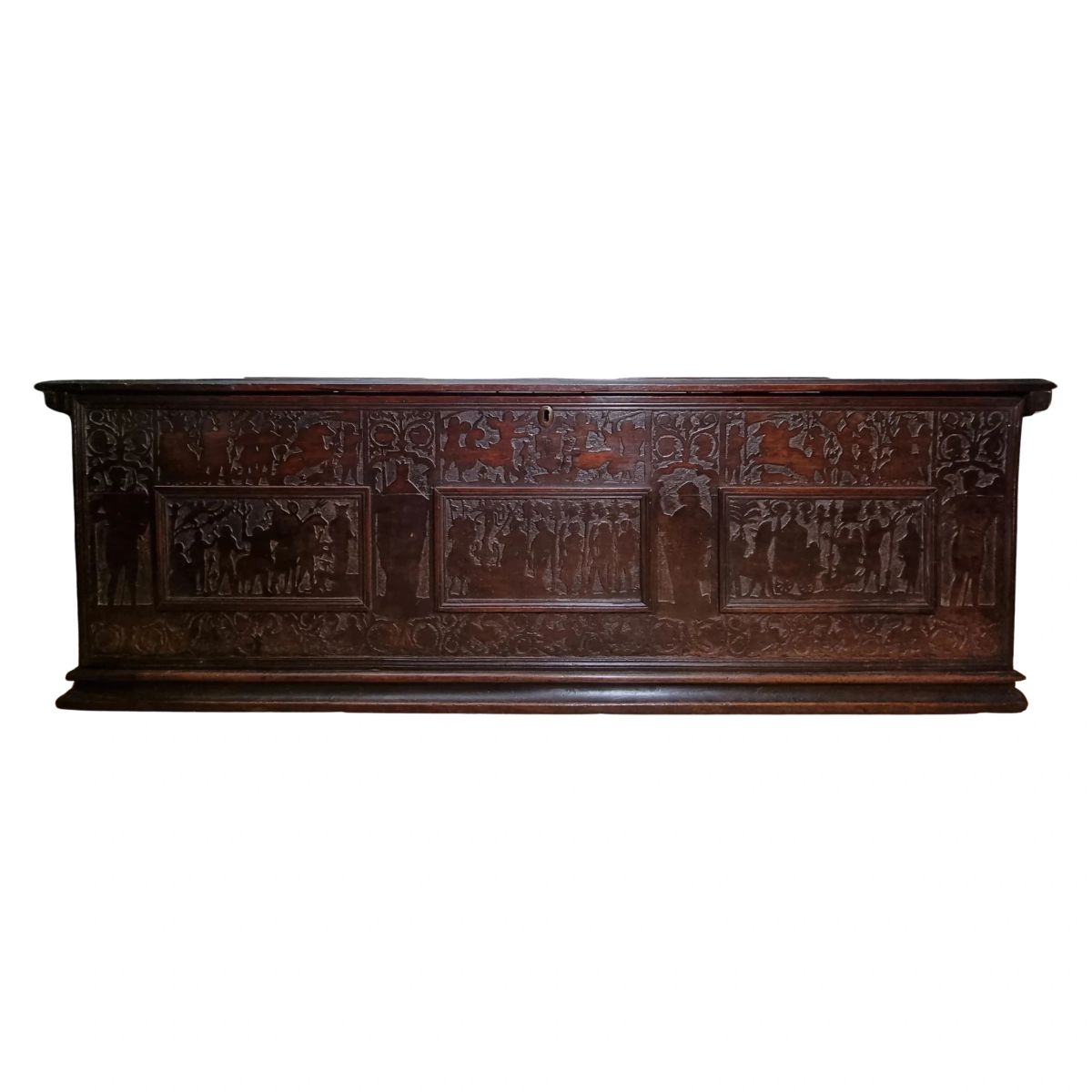 16th Century Venetian Renaissance Cedar Wood Cassone / Chest