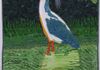 BLUE HERON 24" X 18"