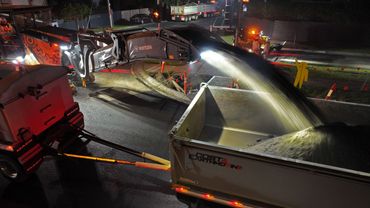 drone photograph of construction wayne quilliam