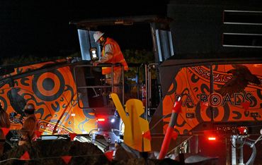 photograph of road machinery by wayne quilliam