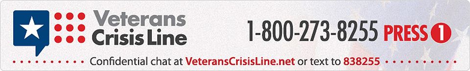 Veterans Crisis Line — confidential support for Veterans and their loved ones