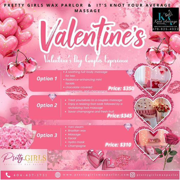 This Valentine’s Day, choose luxury + alignment ✨
Book a couples massage or bring your bestie.
A saf