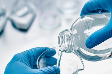 checking water quality
