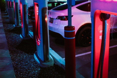 tesla EV Charger station installation at pavilion kuala Lumpur