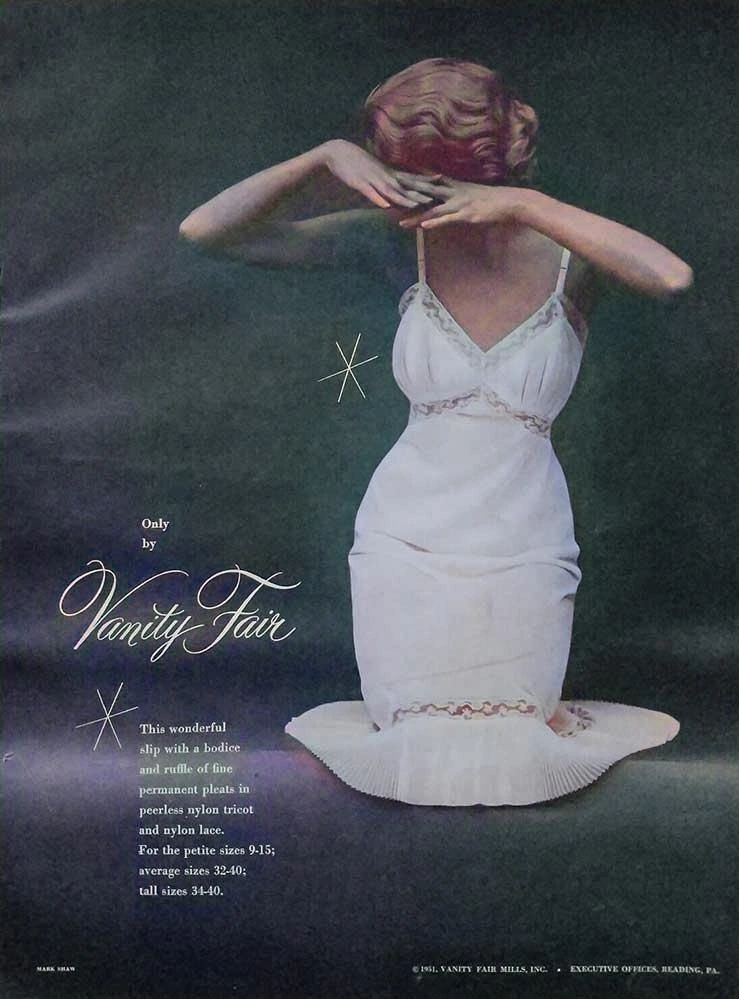 Vintage 1960s Vanity Fair Nylon Tricot Petti Pants Panty Black Floral Lace  Sz 4 