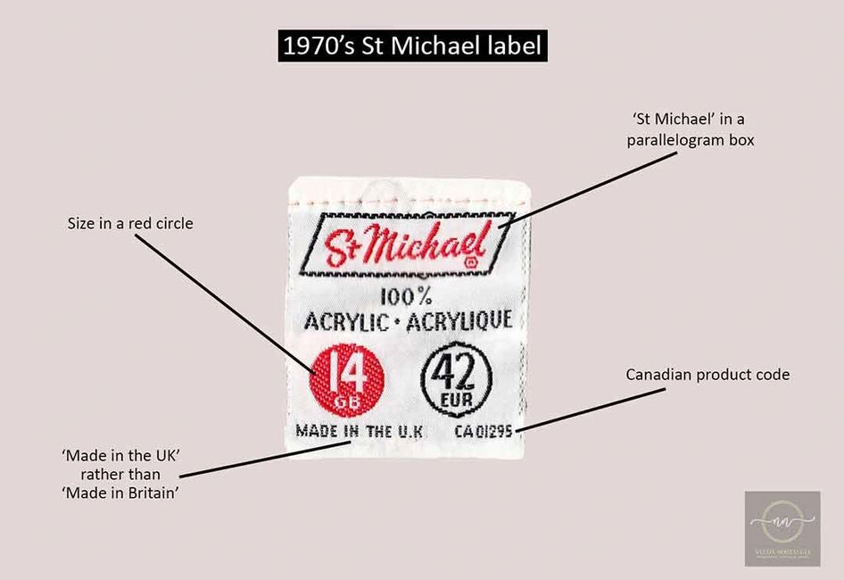 Dating St Michael Labels Nylon Nostalgia