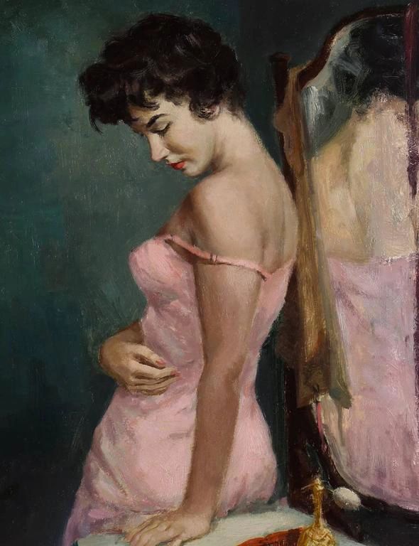 vintage lingerie art of Victor Olson