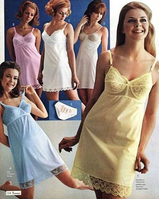 Vintage Bra Slip Dress