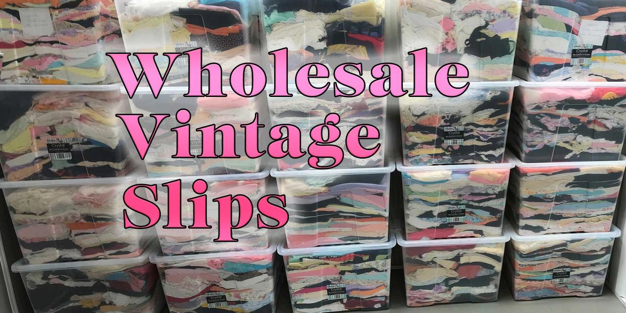 Wholesale vintage slips and petticoats for sale UK.  Enquire here for UK vintage wholesale slips.