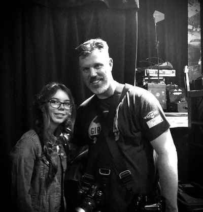 Jim Brown and daughter Emilie at Fillmore SF