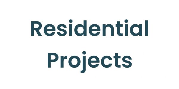 Text displaying 'Residential Projects'.