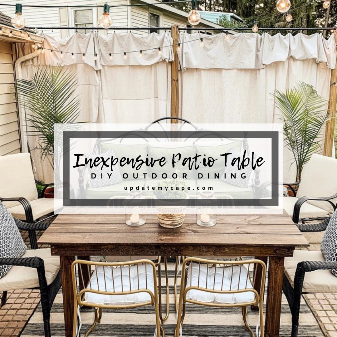 Build an Inexpensive Patio Dining Table