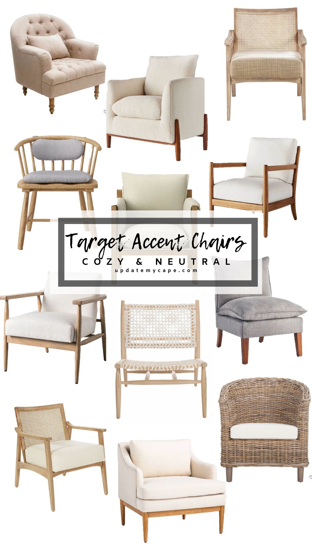 Cozy Neutral Target Accent Chairs