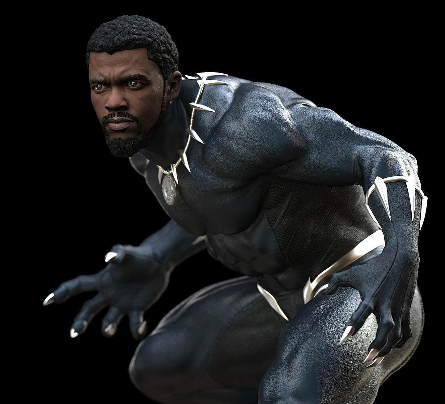 custom black panther shoes