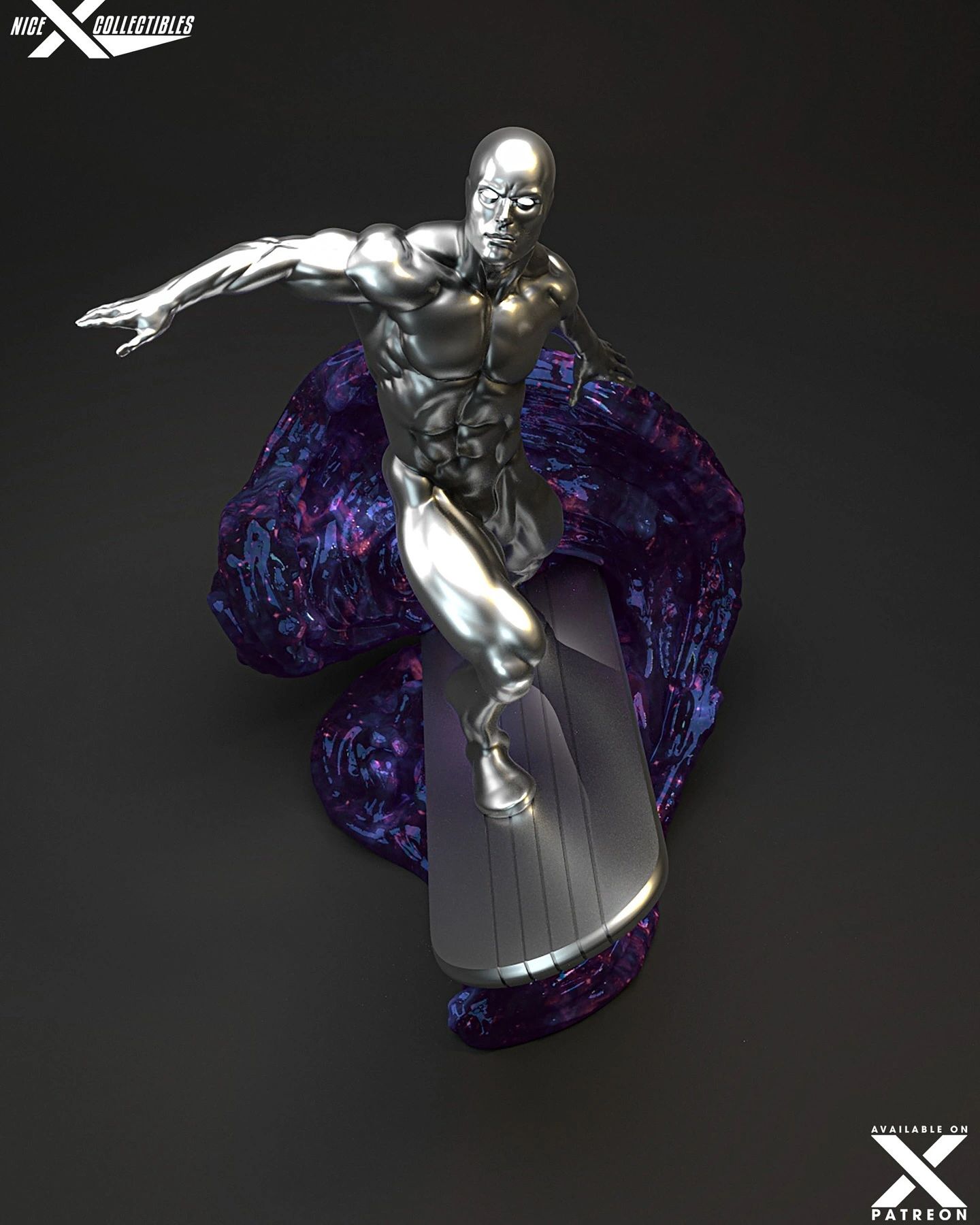Custom Repeated Silver Surfer