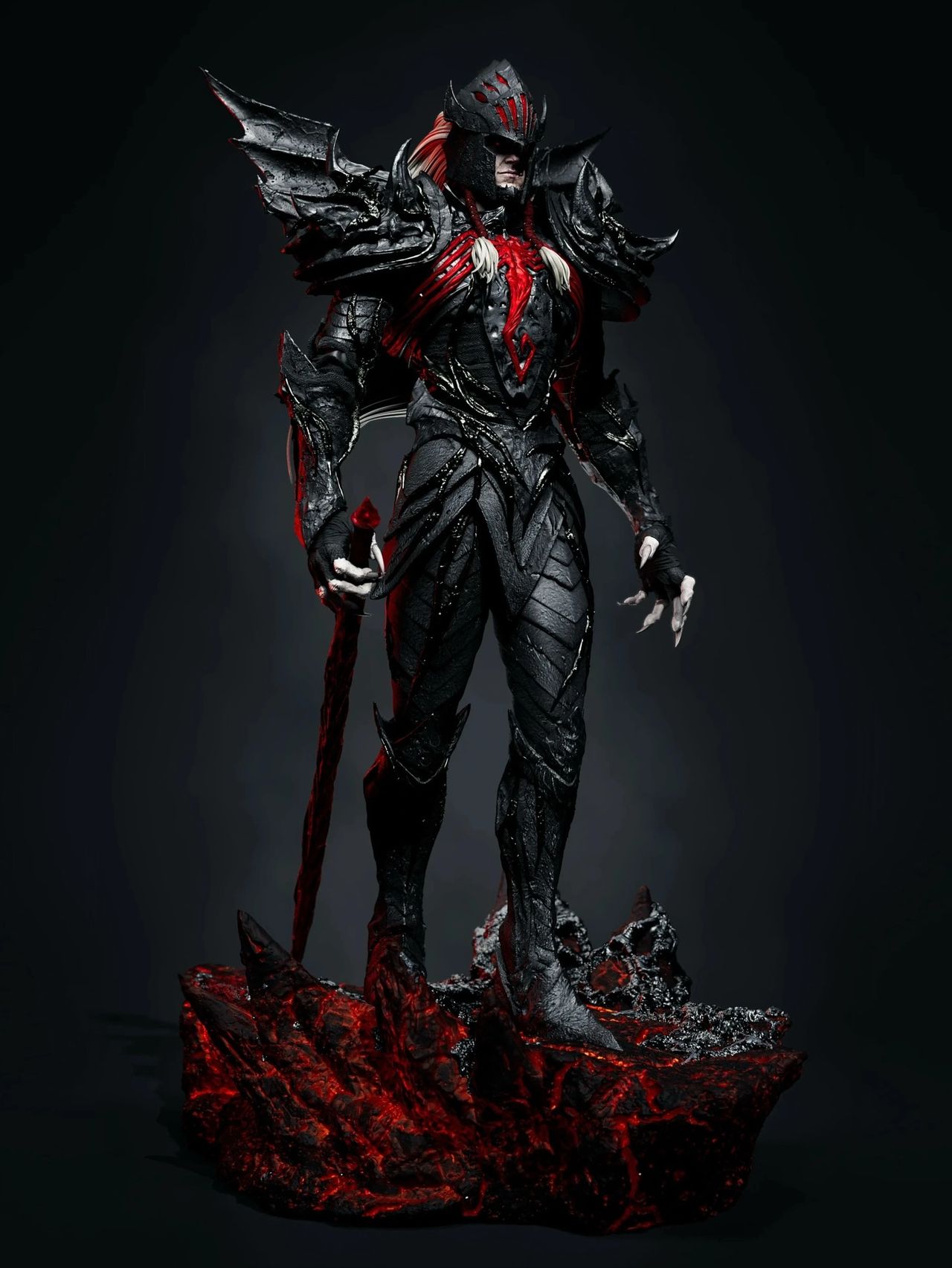 Custom Knull King in Black Statue