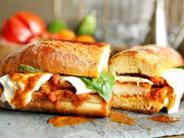 Chicken parmesan sandwich