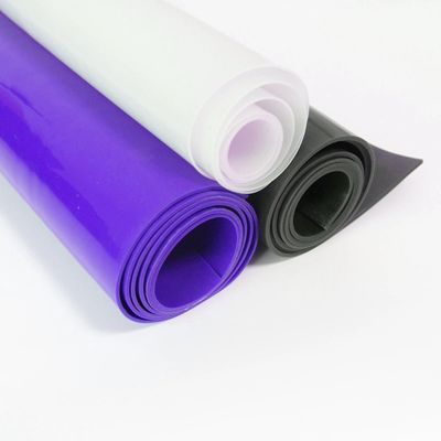 Silicone rubber sheet in translucent & other colors