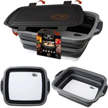 Another option for bulk raw food defrosting. Handy when traveling.CK GOLD Collapsible BBQ Prep Tub