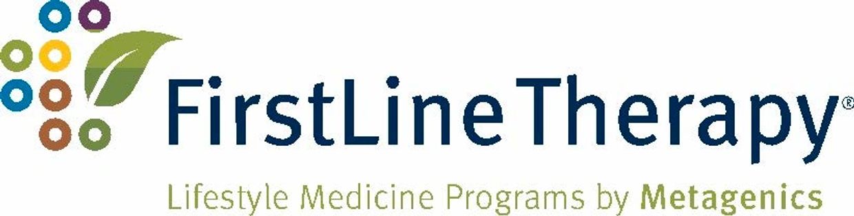 Logo of FirstLine Therapy by Metagenics.