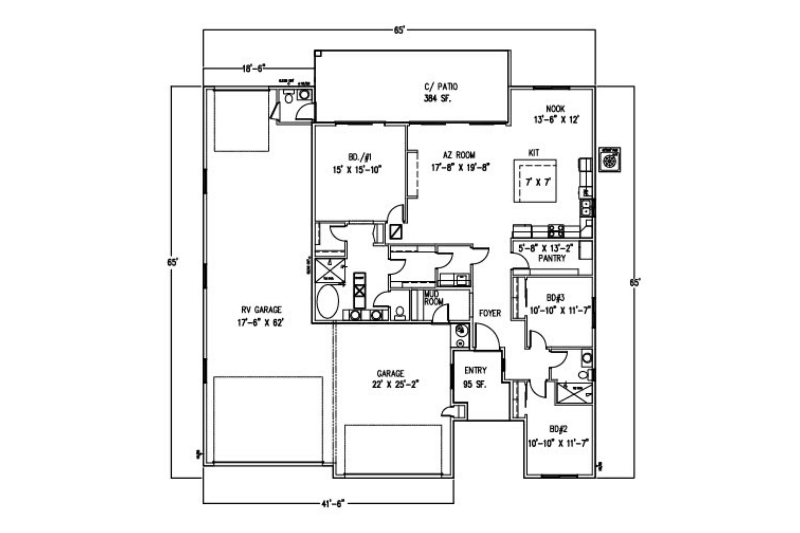 The Diamond 2032 On-Your-Lot Plan by Merrill Home Builders