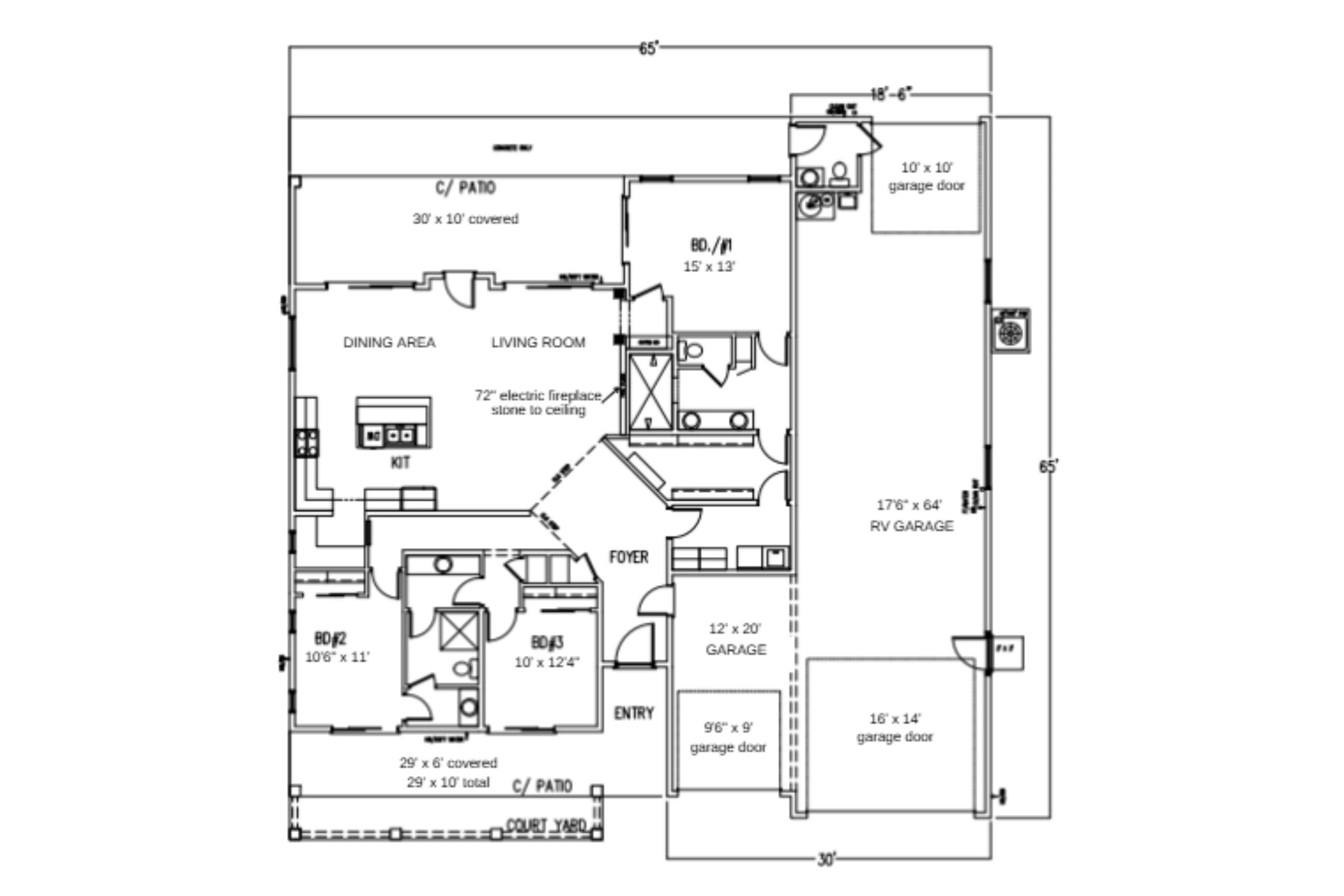 The Emerald 1911 Floor Plan

