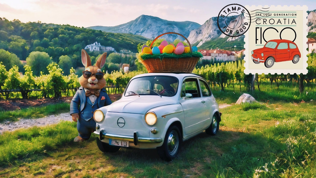 Cool Easter Mixed Reality Style Social Media Post