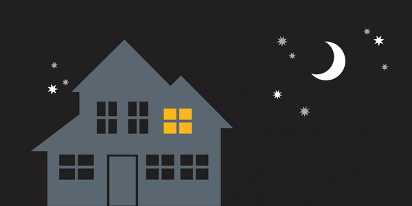 Graphic of a house at night with a light in one window what keeps your audience up at night?