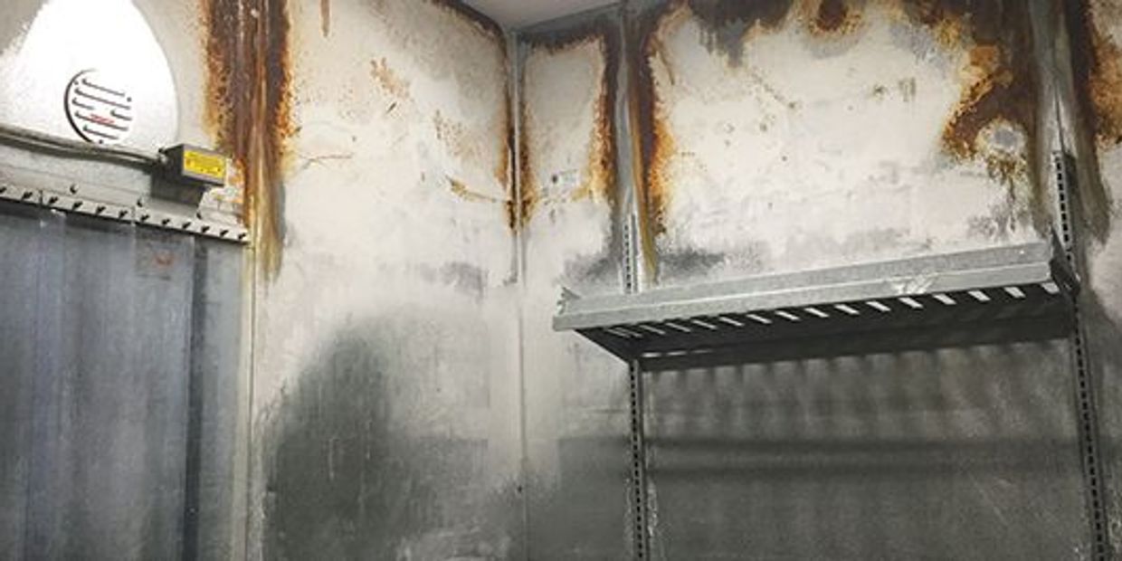 Commercial freezer needing repair