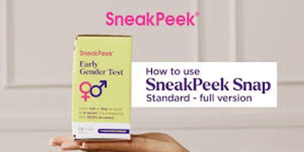 SneekPeek Clinical Early Gender DNA Test