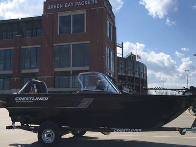 My 2018 Crestliner FishHawk at Lambeau Field.