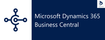 Microsoft Dynamics 365 Business Central logo with text.