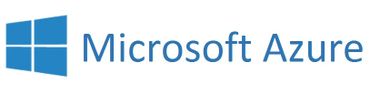 Microsoft Azure logo in blue with Windows icon.