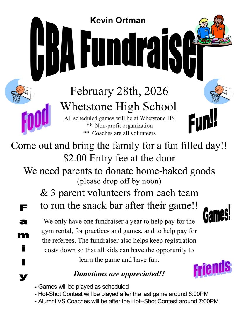 2026 CBA Kevin Ortman Fundraiser!!