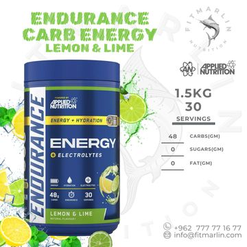 Lemon &amp; lime flavored endurance carb energy with electrolytes for hydration and energy.