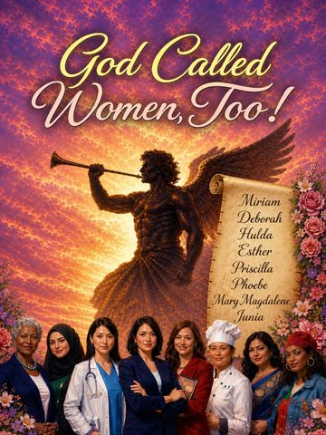 Empowered women stand united under the message: God Called Women, Too!